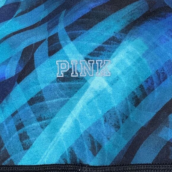 Victoria's Secret Pink Ultimate Leggings Medium Tropical Cropped - Picture 5 of 7